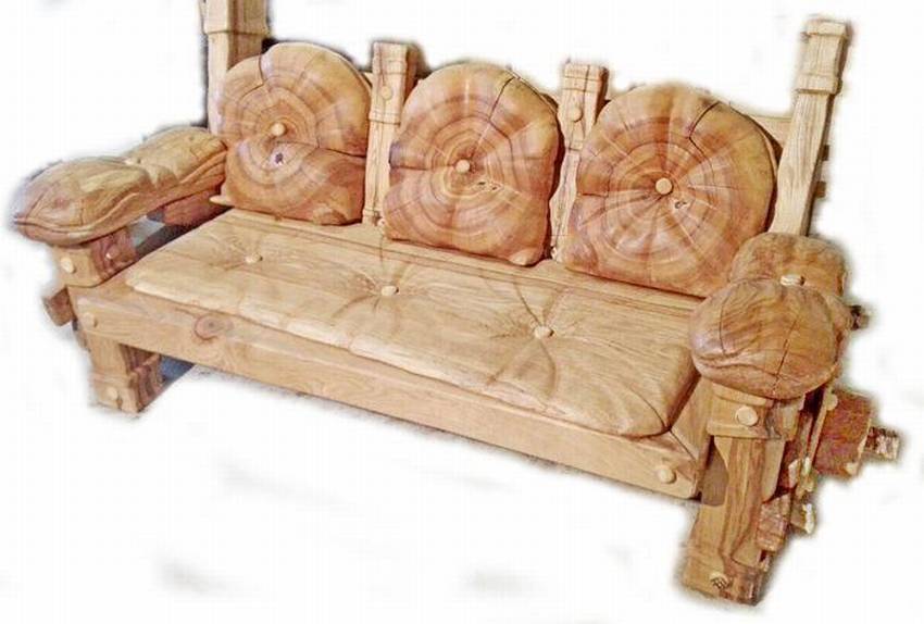 Скамейка из дуба. +10 самых