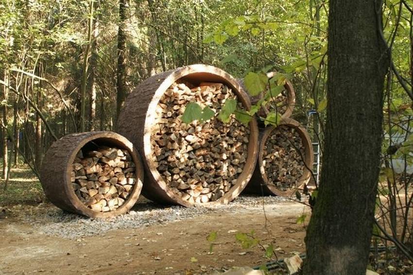 10 самых креативных дровниц в