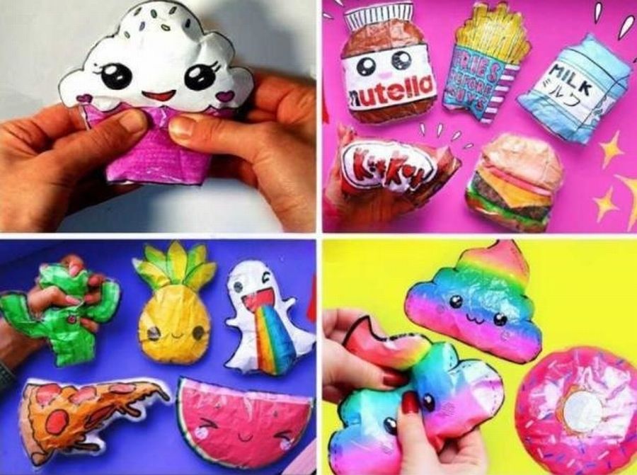 Сквиши игрушка своими руками из