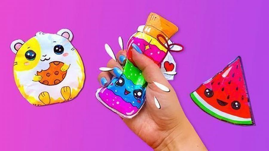 Сквиши игрушка своими руками из