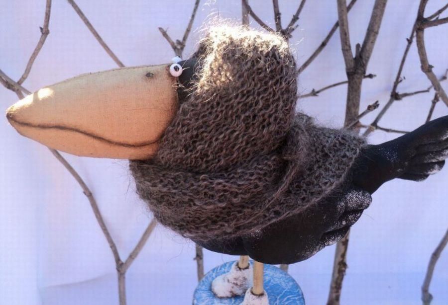 КЛАСС! Игрушка ворона своими руками