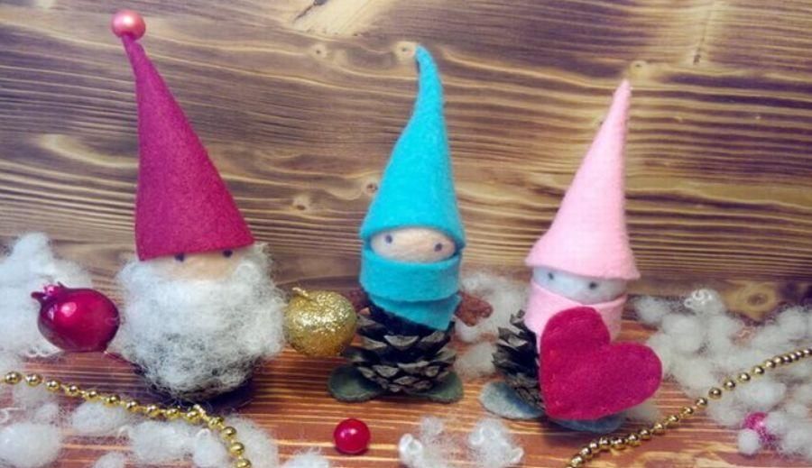 Новогодняя игрушка «Эльф»-10 эксклюзивных поделок