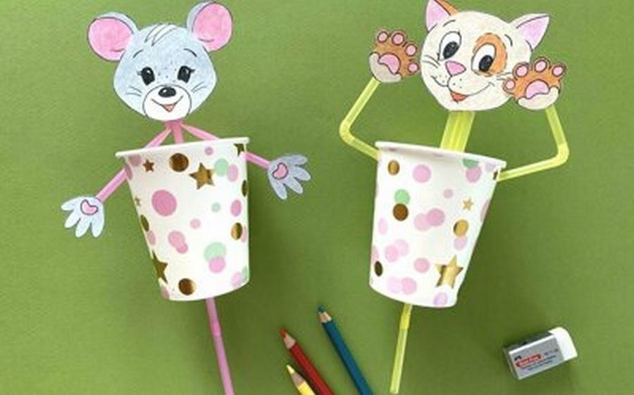 Игрушка из стаканчика своими руками