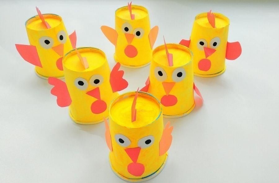 Игрушка из стаканчика своими руками