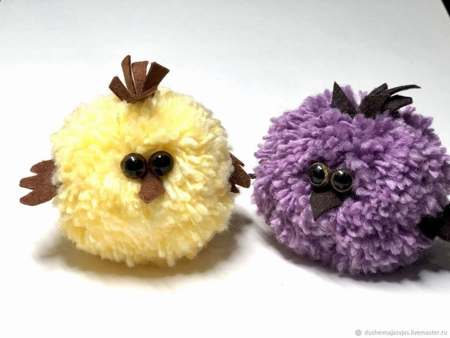 КЛАСС! Игрушки из помпонов для