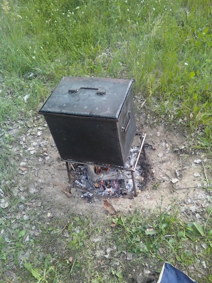 Коптильный шкаф для ГОРЯЧЕГО копчения