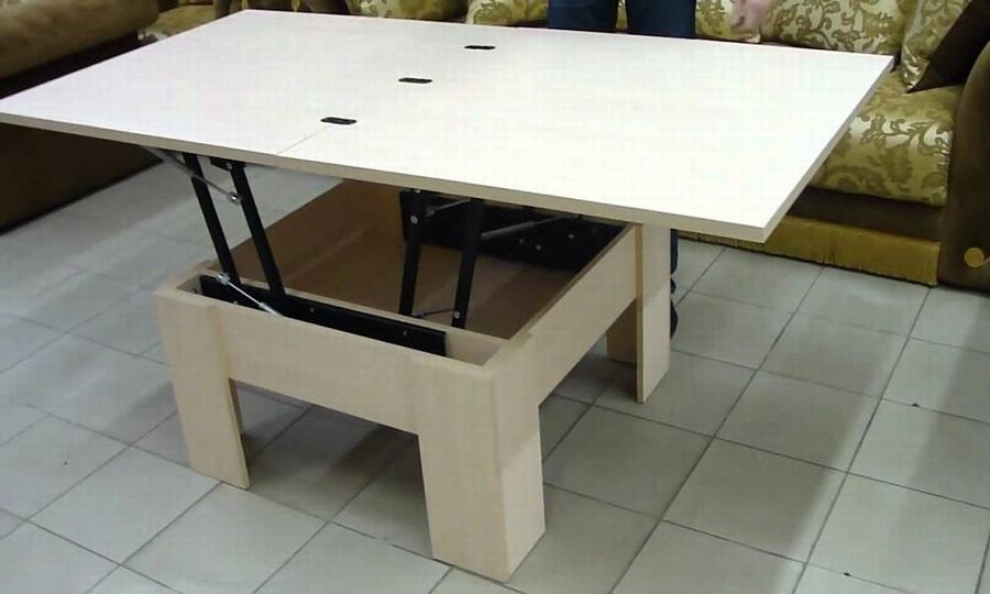 Журнальный обеденный стол трансформер 