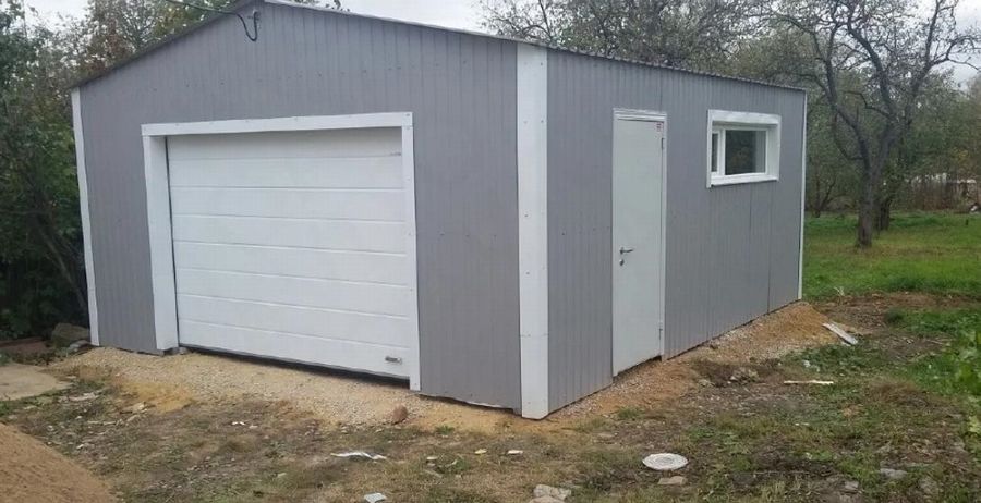 Разборные гаражи из сендвич панелей