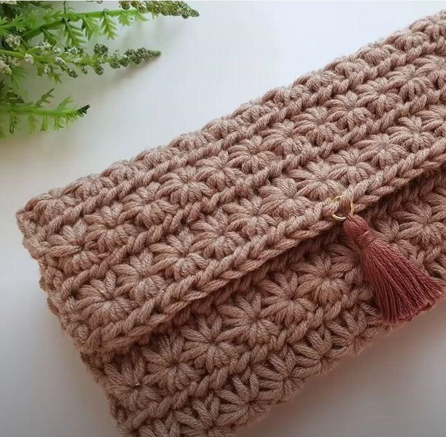 Как связать кошелек крючком: 10