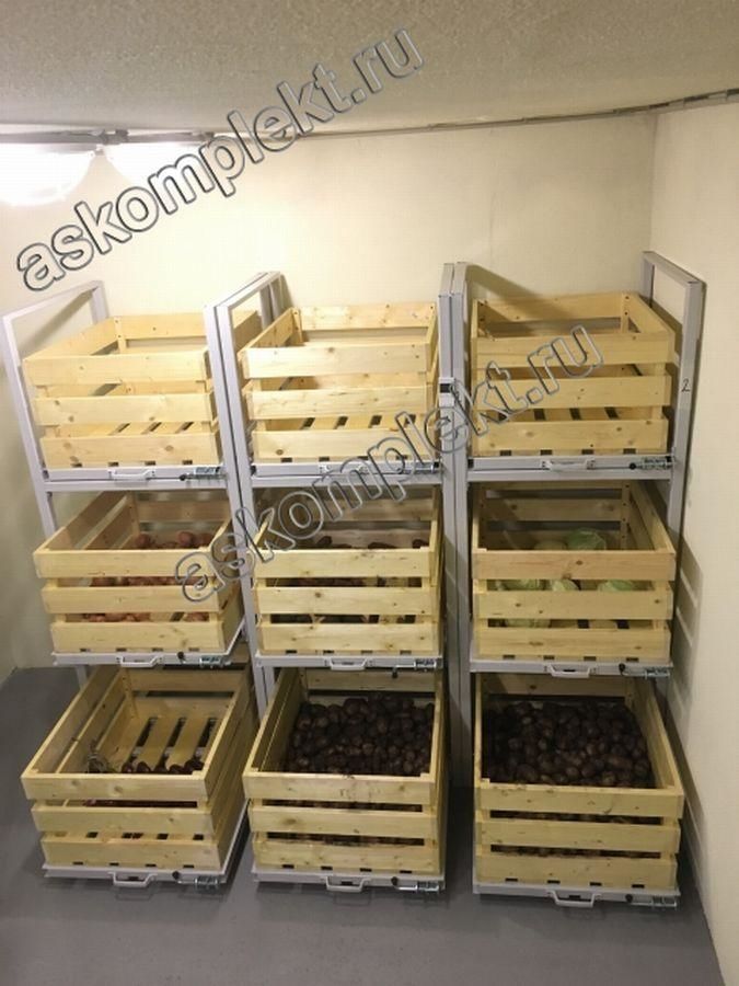 Холодильник из ящиков от овощей/фруктов