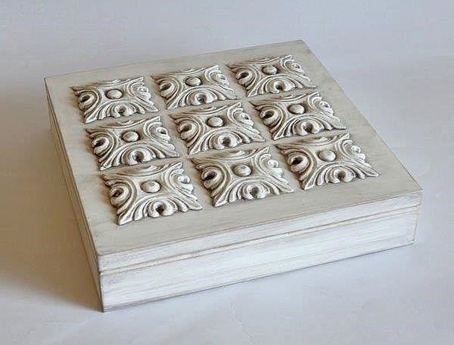 Крепкие шкатулки из гипса. Наша