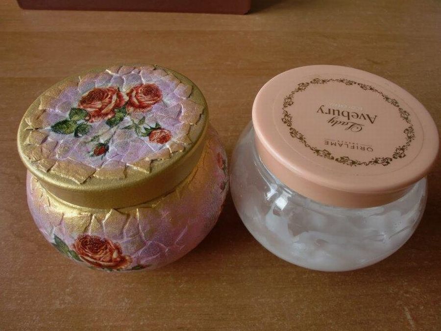 Крутые шкатулки из баночки. Фото