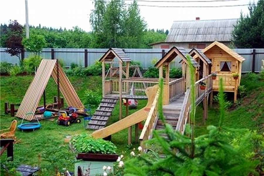 Площадка для горки - фото