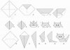 Легкая игрушка КОТ из бумаги. Наша подборка из 10 крутых моделей