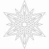10 шаблонов снежинок из бумаги для вырезания